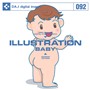 DAJ092 ILLUSTRATION  BABY Ԃ